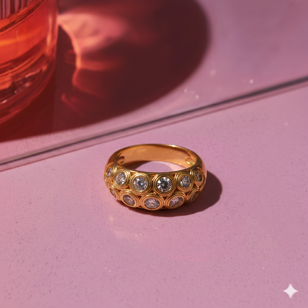 Eye Moisonite Gem Ring