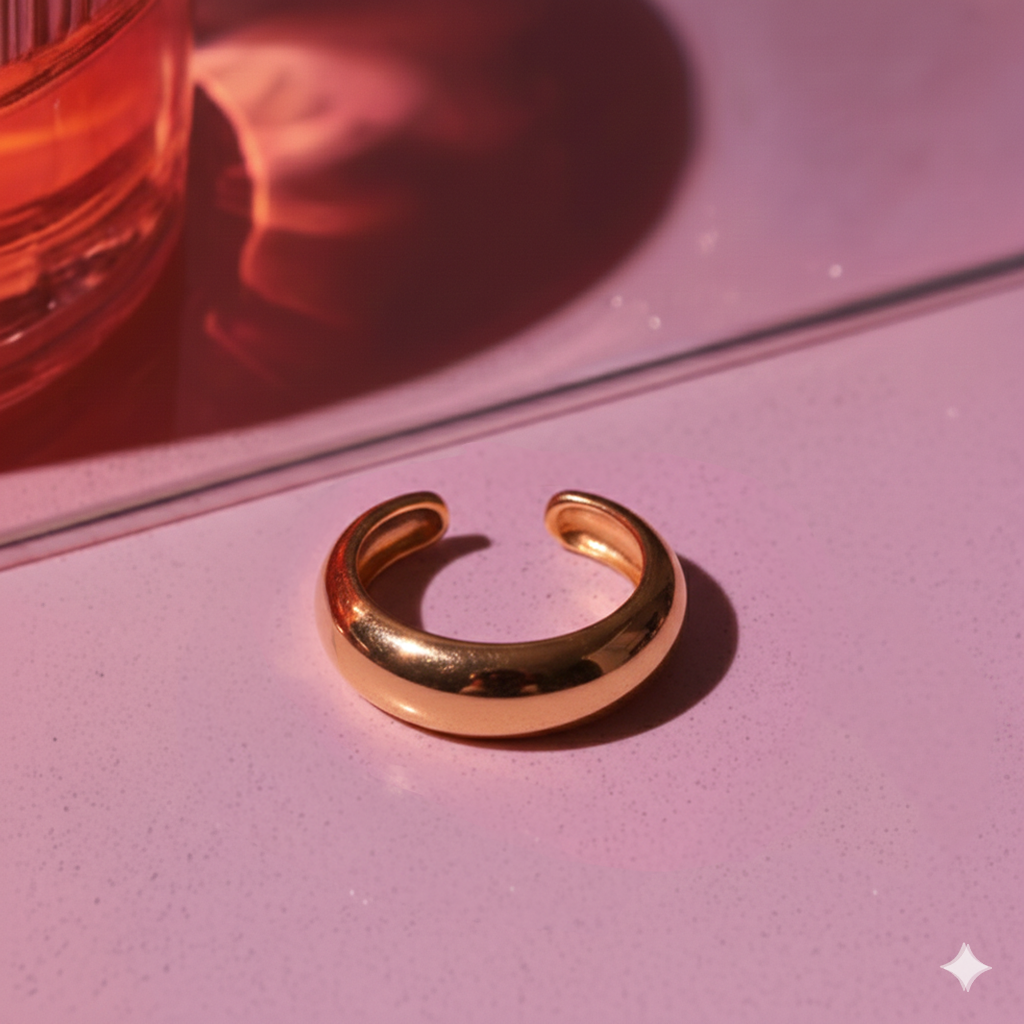 Minimalist Bulge Ring